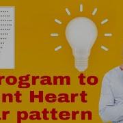 C Program To Print Heart Star Pattern
