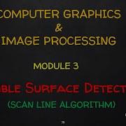 SCAN LINE ALGORITHM