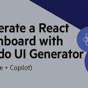 Создайте React панель управления с помощью Kendo UI Generator VS Code Copilot