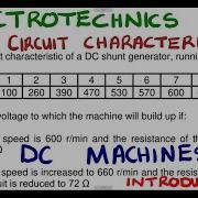 Electrotechnics N4 DC Machines Open Circuit Characteristics Introduction Mathwithlightone