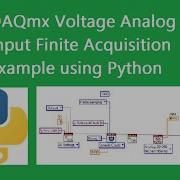 DAQmx Voltage Analog Input Finite Acquisition Example Using Python