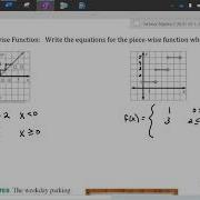 Piecewise Linear Functions Continued