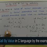 Call By Value In C Language Example In Hindi Explain Learn Code
