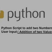 Python Script To Add Two Numbers With User Input Addition Of Two Value