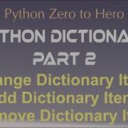 Python Dictionary Part 2 Add Update Remove Items Python Beginners Tutorial An IT Professional