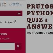 Prutor Ai Python Quiz 3 Answer 100 Correct
