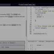 Lesson 76 Basic JavaScript Selecting From Many Options With Switch Statements