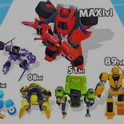 ROBOT EVOLUTION RUN Level Up Robo Max Level Gameplay Robots Run Runner Evolution Games