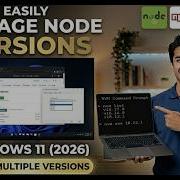 Как установить Node Js с помощью NVM на Windows 11 2026 Простое управление несколькими версия