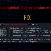 Solve Exploit Completed But No Session Was Created Metasploit Framework Error Fix In Hindi