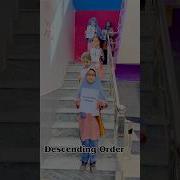 Ascending Order Descending Order Activity Students Education School Almadinaschool