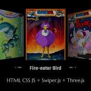 Build Stunning 3D Coverflow Website Using HTML CSS JavaScript Swiper Js Three Js Tutorial