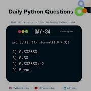 Python Coding Challenge Day 34 What Is The Output Of The Following Python Code Python