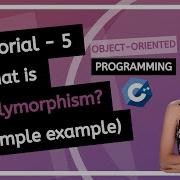 C OOP What Is Polymorphism In Programming Simple Example