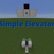 Simple Elevator In Minecraft Java Bedrock