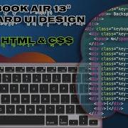 How To Create MacBook Keyboard Using HTML CSS Pure CSS Keyboard