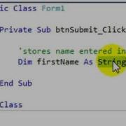 Visual Basic Variables