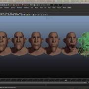 Triple Jaw Setup Sending Corrective Shapes To Mudbox Maya 3 5
