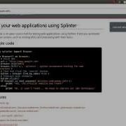 Splinter Python Test Framework For Functional Web Testing