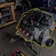 LS Engine Run Stand Build And First Start