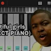 Sean Kingston Beautiful Girls PERFECT PIANO Mobile
