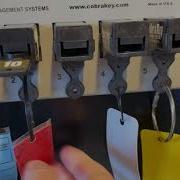 Cobra Key Systems Wallboard In Action LockingKeyCabinet Com Automotive Key Control Systems