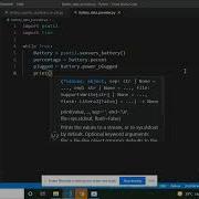 Get The Percentage Of The Battery Using Python