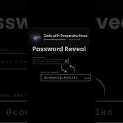 Password Reveal Animation Using HTML And CSS JAVASCRIPT Webdesign Htmlcss Webdevelopment