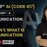 Session 1 What Is Communication Communication Skills Class 9th AI Unit 1 CODE 417 Part A