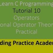 C Programming Relational Operator With Practical Tutorial 10