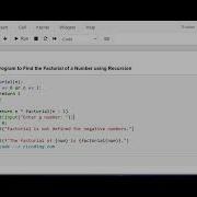 Day 33 Python Program To Find The Factorial Of A Number Using Recursion