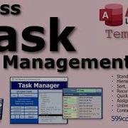 Microsoft Access Task Management Template Hierarchical Lists Recurring Tasks Unlimited Categories