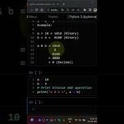 Bitwise Operator AND Python Tamil Python Shorts