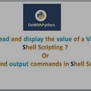 Shell Scripting Video 6 How To Read And Display The Variable Value In Shell Script