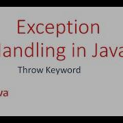 Learn Throw Keyword In Java EasyTechCode
