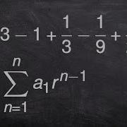 Write A Geometric Sequence In Summation Notation