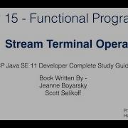 Functional Programming Part 9 Terminal Operations JavaCertification 11 Certification