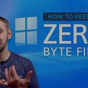 Files Become 0 Bytes How To Restore Zero Byte Files In Windows