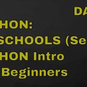 PYTHON W3 SCHOOLS Series DAY 1 PYTHON Intro For Beginners VL INFOTECH
