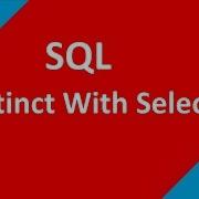 Distinct Keywords With Select Query Part 18 2 SQL Tutorial Tech Talk Tricks