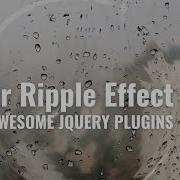 WATER RIPPLE EFFECT USING JQUERY AWESOME PLUGINS