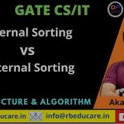 Datastructure Algorithm Akashshukla Internal Sorting Vs External Sorting