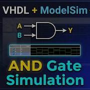 Моделирование логического элемента И AND на VHDL в ModelSim Руководство по реализации и выпол