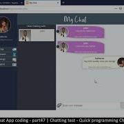 Live Chat App Part47 Chatting Test Javascript AJAX HTML CSS JSON PHP MYSQL Tutorial