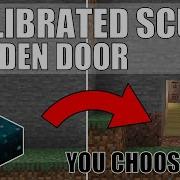 Secret Calibrated Skulk Door Minecraft 1 20 Tutorial
