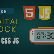Javascript Digital Clock Project Make Digital Clock Html Css Javascript Digitalclock Javascript