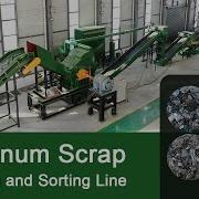 Aluminum Scrap Crushing And Sorting Line Scrap Metal Recycling