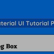 Material UI Dialog Component Material UI 5 Tutorial Material UI Dialog React Dialog Box 14