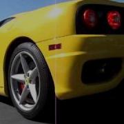 Yellow Ferrari 360 Modena F1 Start Up Accelerate