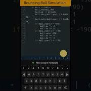 Bouncing Ball Simulation Python Coding Status Shorts Programming Turtle Python